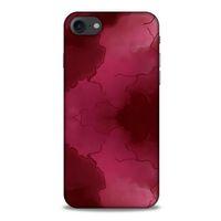 Mermer Desenli (7) Tema Telefon Kılıfı Bordo Apple Iphone 7 Kılıf