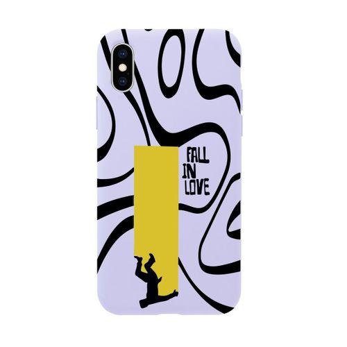 iPhone XS Fall In Love Premium Silikonlu Telefon Kılıfı