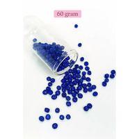 Dökme Cam Kum Boncuk Büyük Boy (6/0) 4 mm - 60 Gram - Koyu Mavi - BNC139