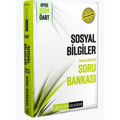 2024 ÖABT Sosyal Bilgiler Öğretmenliği Soru Bankası Pegem Yayınları