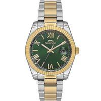 Slazenger SL.09.2508.1.02 Quartz Çelik Altın/Gri Yeşil Kadran 43 mm Erkek Kol Saati