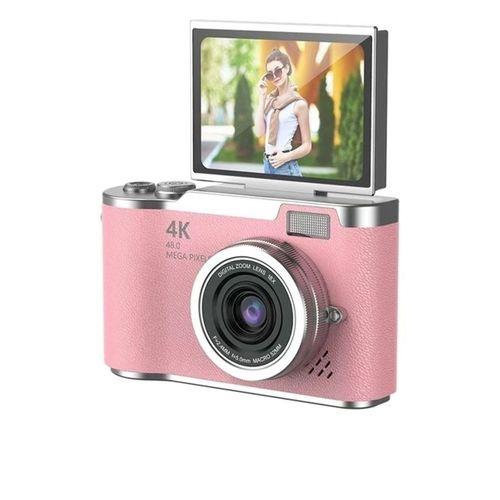 4k Dijital Retro Video Kamera 48mp 18x Zoom Flaşlı  32gb  Kart Dijital Vlog Fotoğraf  Makinesi Türkçe