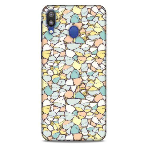 Samsung Galaxy M20 Kılıf Baskılı Özel Seri Taşlı (24) Darbe Emici Kılıf
