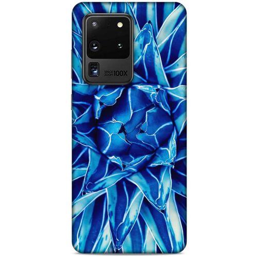 Lopard Samsung Galaxy S20 Ultra Uyumlu Kılıf Bahar (13) Silikon Kap Açık Mavi