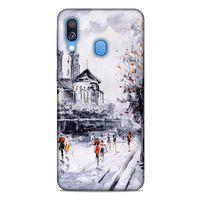 Cityx (22) Samsung Galaxy A40 Kılıf Silikon Kapak Desenli