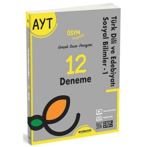 AYT Türk Dili ve Edebiyatı Sosyal Bilimler 1 12 Deneme Endemik Yayınları