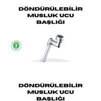 Dönebilir Musluk Başlığı – Lavabo Temizliği Ve El-yüz Yıkamada Maksimum Rahatlık