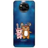 Xiaomi Redmi Poco X3 Kılıf FunnyMaX (2) Kabı Lacivert Beyaz