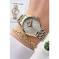 Daniel Klein 2 Yıl Garantili Çelik Kordon 30 Mt Suya Dayanıklı Kadın Kol Saati+Bileklik DKK.2.10150-4