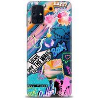 Samsung Galaxy M31S Kılıf HD Baskılı Kılıf - Happy Vans + Tam Ekran Koruyucu