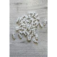 Geçmeli Sistem 75 adet Tül ve Perde Düğmesi Sağlam Korniş Halkası