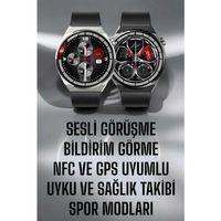 Akıllı Saat Gps Ve Nfc Özelliği Sesli Görüşme Dokunmstik Ekran