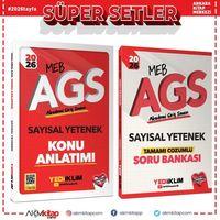 Yediiklim 2026 MEB AGS Sayısal Yetenek Konu Anlatımı ve Soru Bankası Seti 2 Kitap