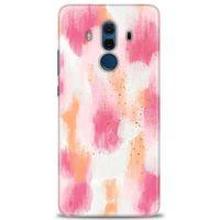 Huawei Mate 10 Pro Kılıf HD Baskılı Kılıf - Pembe Palet + Tam Ekran Koruyucu