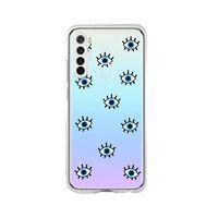 Redmi Note 8 Nazar Gözler Desenli Premium Şeffaf Silikon Kılıf