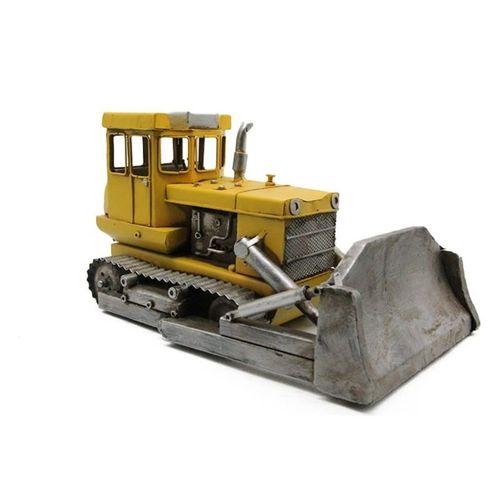 Dekoratif Metal Buldozer