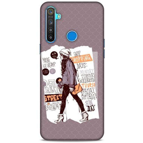 Sokak Modası 31 Oppo Realme 5i Kılıf Desenli Silikon