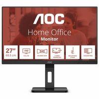 27 AOC 27E3QAF IPS 4MS 75MHZ 1XVGA 1XHDMI 1XDP FHD 1920X1080 HOPARLÖR YÜKSEKLİK AYARI ÇERÇEVESİZ PIVOT VESA SİYAH