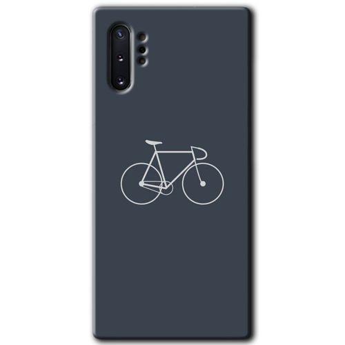 Potkal Hediye Fabrikası Samsung Galaxy Note 10 Plus HD Baskılı Kılıf + 9D Tam Ekran Koruyucu - Bike
