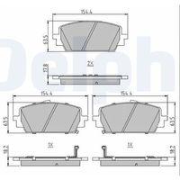 Ön Fren Balata Hyundai Santafe 1,6L  Sorento