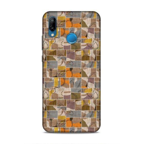 Huawei P20 Lite Uyumlu Kılıf Romans (20) Koruyucu Kılıf Geo
