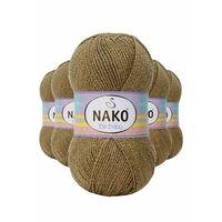 5 Adet Elite Baby El Örgü İpi Tüylenmeyen Bebek Yünü Sarı Gri 21354