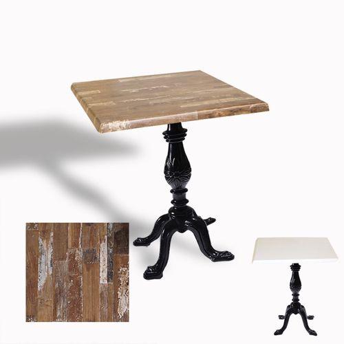 Dockers Çipa 1001 Döküm Ayak Kare Masa 60X60 cm - (Werzalit, Wermodin ve Allzalit Tabla) - Maracaibo