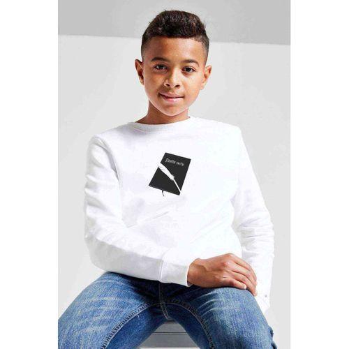 Anime Note Book Baskılı Unisex Çocuk Beyaz Sweatshirt