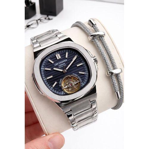 Lee Cooper 2 Yıl Garantili Otomatik Mekanizma İtalyan Bileklik Hediyeli 5 Atm Erkek Kol Saati LC.390