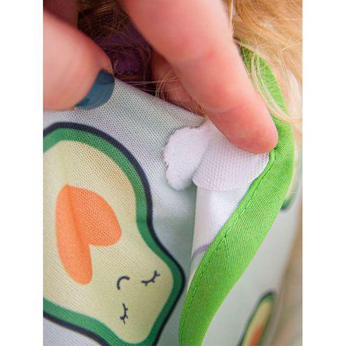 Babyjem BabyJem Baskılı BLW Kolsuz Önlük 788 Avokado