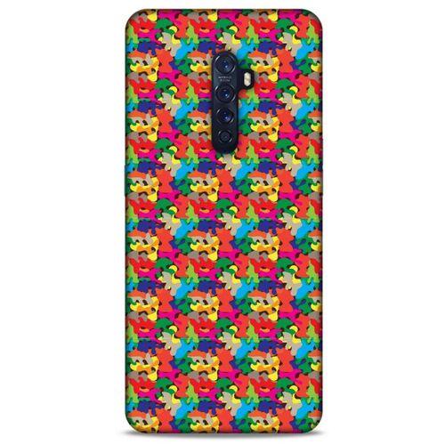 Kamuflaj 28 Oppo Reno 2 Kılıf Silikon Kapak