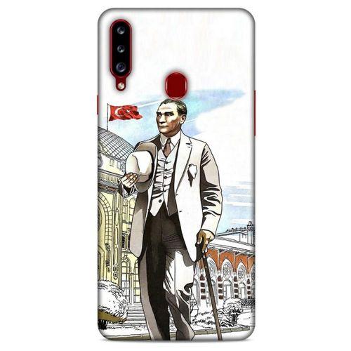 Samsung Galaxy A20s Kılıf Atatürk (50) Shockproof Kılıf Şehir