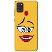 Emojix (79) Samsung Galaxy A21s Kılıf Silikon Kapak Desenli