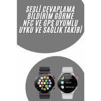 Akıllı Saat Uyku Ve Sağlık Takibi Nfc Uyumlu Bluetoooth Bağlantılı Android İos Uyumlu