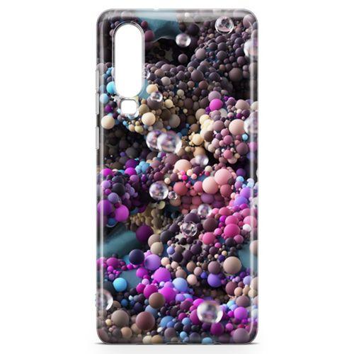 Huawei P30 Kılıf Draje Çikolata Arka Kapak Koruma Desenli Full Koruyucu