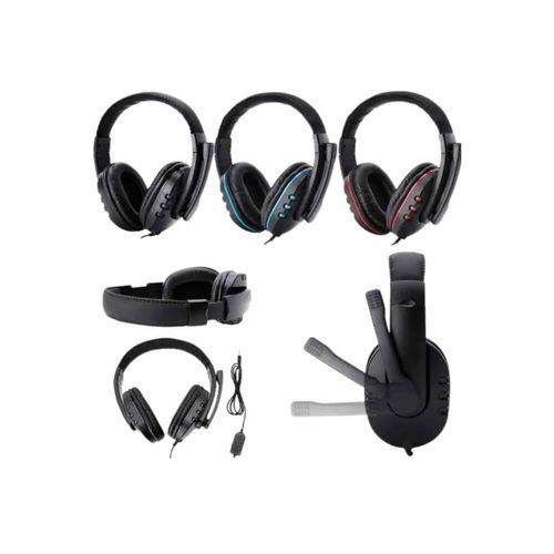 Mikrofonlu  Kulaklık  Kulaklığı Yüksek Ses Kaliteli Stereo Yumuşak Yastıklar