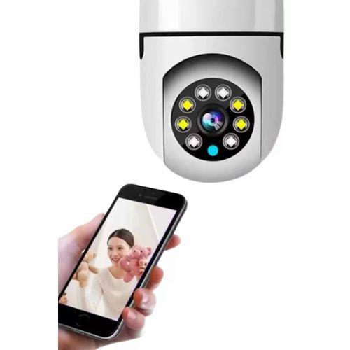 Ev Kamerası Wifi Kamerası Gece Görüşlü Akıllı Ampül Kamera