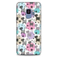 Lopard Samsung Galaxy S9 Uyumlu Kılıf Kediler (9) Kılıf Puantiyeli Kedi