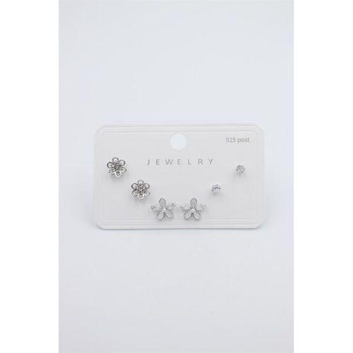 Çoklu Set Küpe - Gümüş