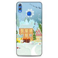 Huawei Honor 8x Kılıf Snowix (35) Fit Design Kılıf Karışık Renkli