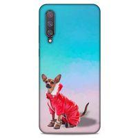 Xiaomi Mi 9 Kılıf Köpek Kıyafetleri (17) Tasarım Kılıf Russian Chihuahua Mont