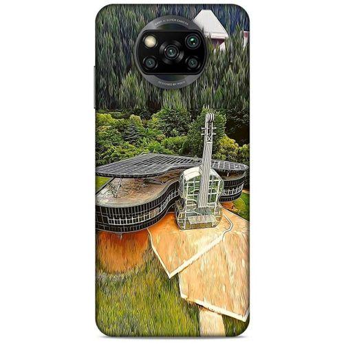 Xiaomi Redmi Poco X3 Kılıf Dünya Mimarisi (31) TPU Kılıf Piano House Çin