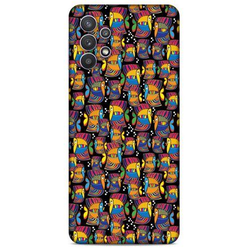 Lopard Samsung Galaxy A32 Uyumlu Kılıf Soyut Sanat (27) Baskılı Tasarımlı Kılıf