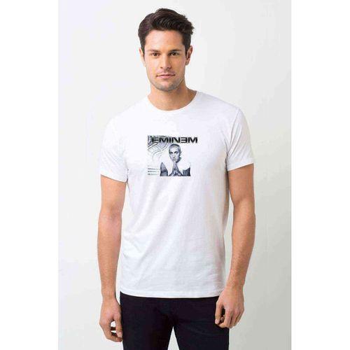 Eminem The Real Slim Shady Baskılı Beyaz Erkek Tshirt