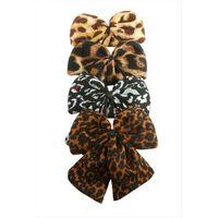 Leopar Desenli Fiyong Otomatik Toka 14 cm