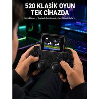 520 Oyunlu Taşınabilir El Oyun Konsolu Tv Bağlantılı Gamepad