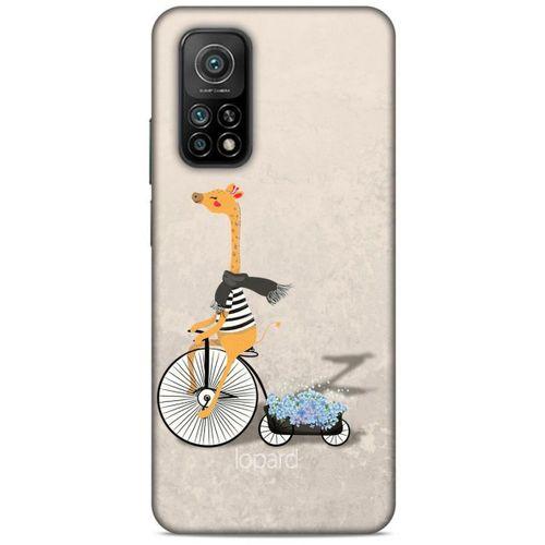 Xiaomi Mi 10T 5G Kılıf FunnyMaX (17) Tasarım Kılıf Bej Zürafa