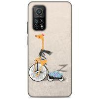 Xiaomi Mi 10T 5G Kılıf FunnyMaX (17) Tasarım Kılıf Bej Zürafa