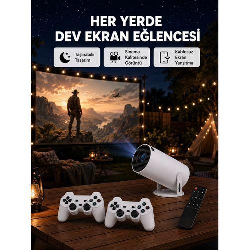 Wi-fi 6 Ve Bluetooth 5 0 Destekli 4k Akıllı Projeksiyon Cihazı Yeni Nesil