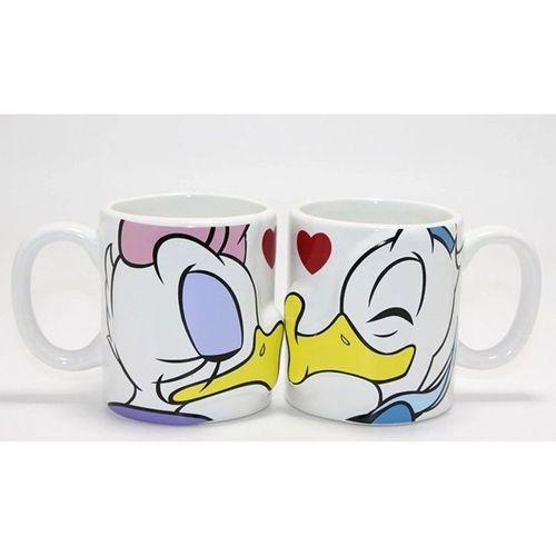 Donald Ve Daisy Duck 2'li Öpüşen Çift Kupa Bardak Seti Alk4539